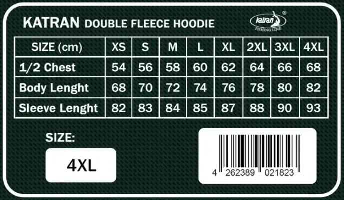 Katran Fleece Hoody Details